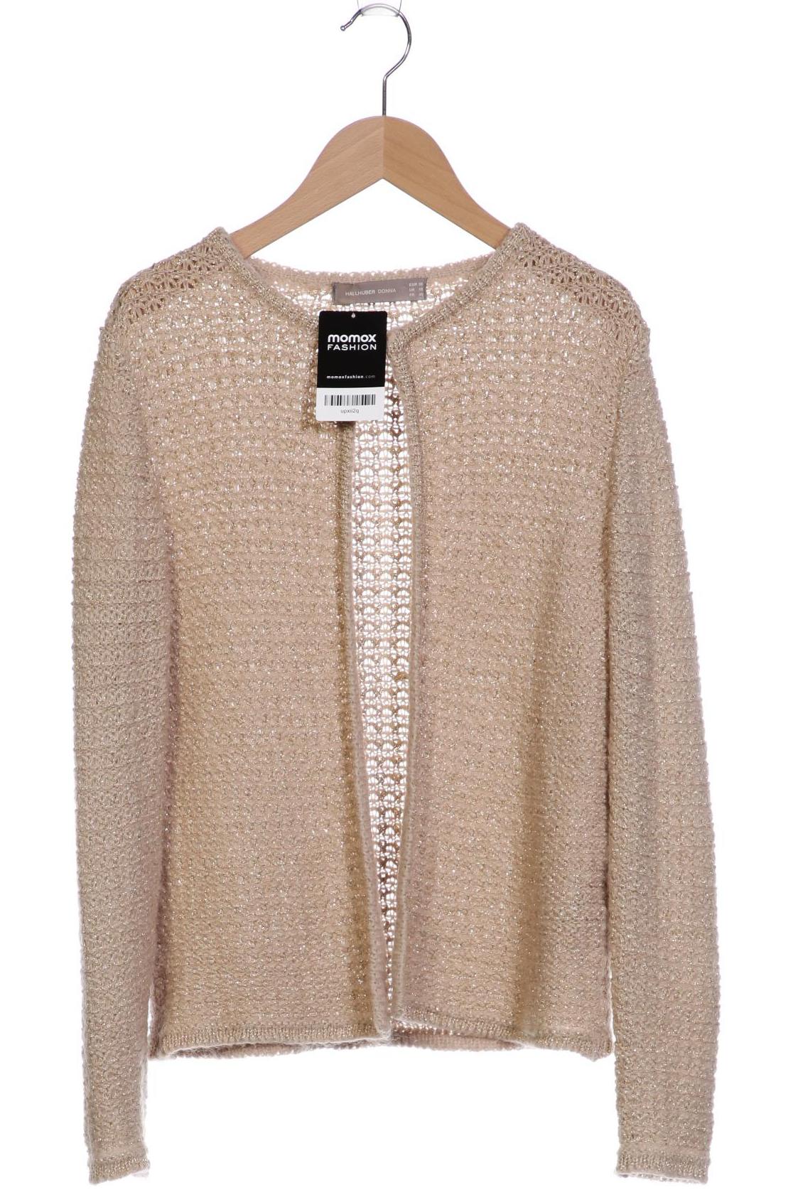 

Hallhuber Damen Strickjacke, beige, Gr. 38