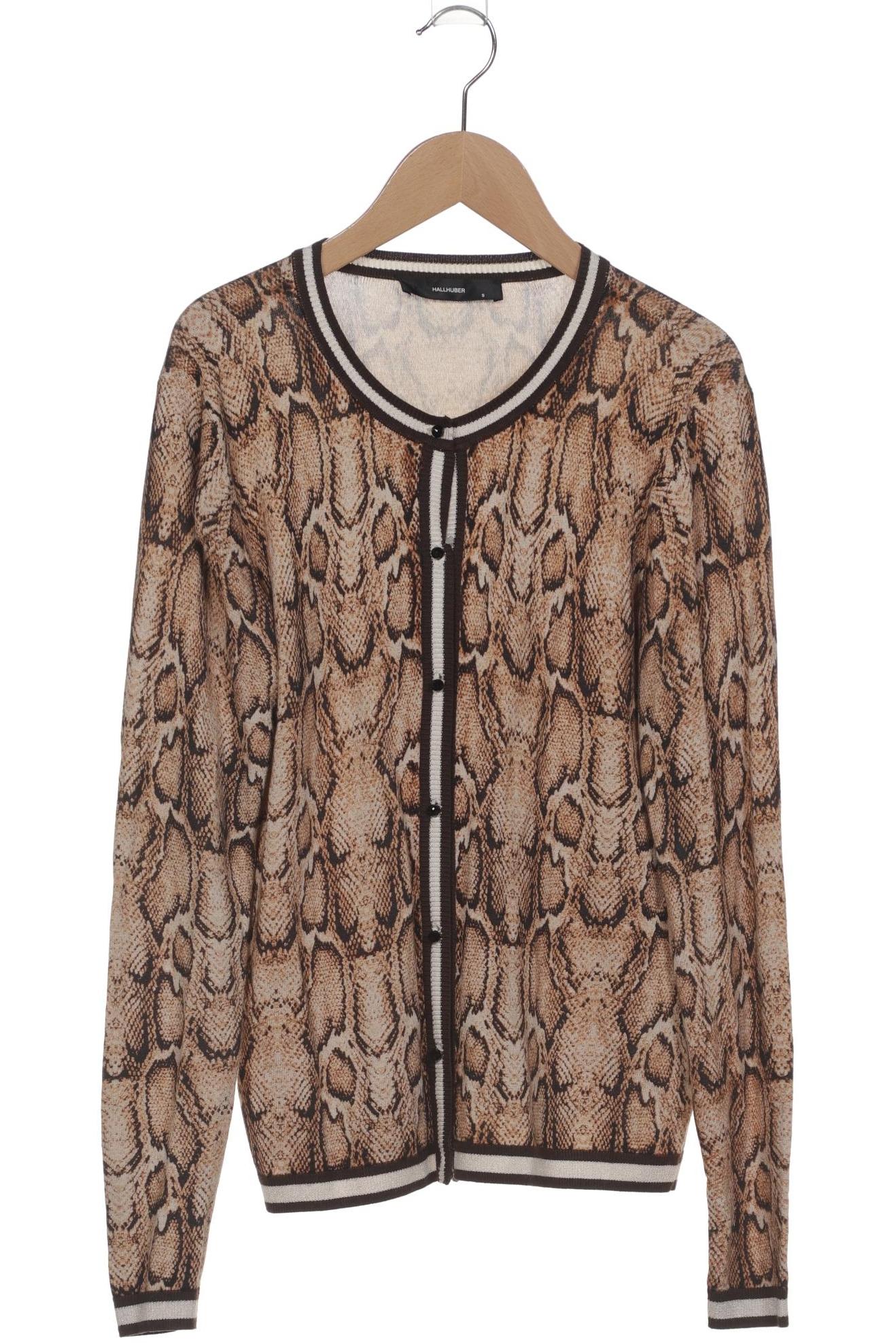 

Hallhuber Damen Strickjacke, braun, Gr. 36