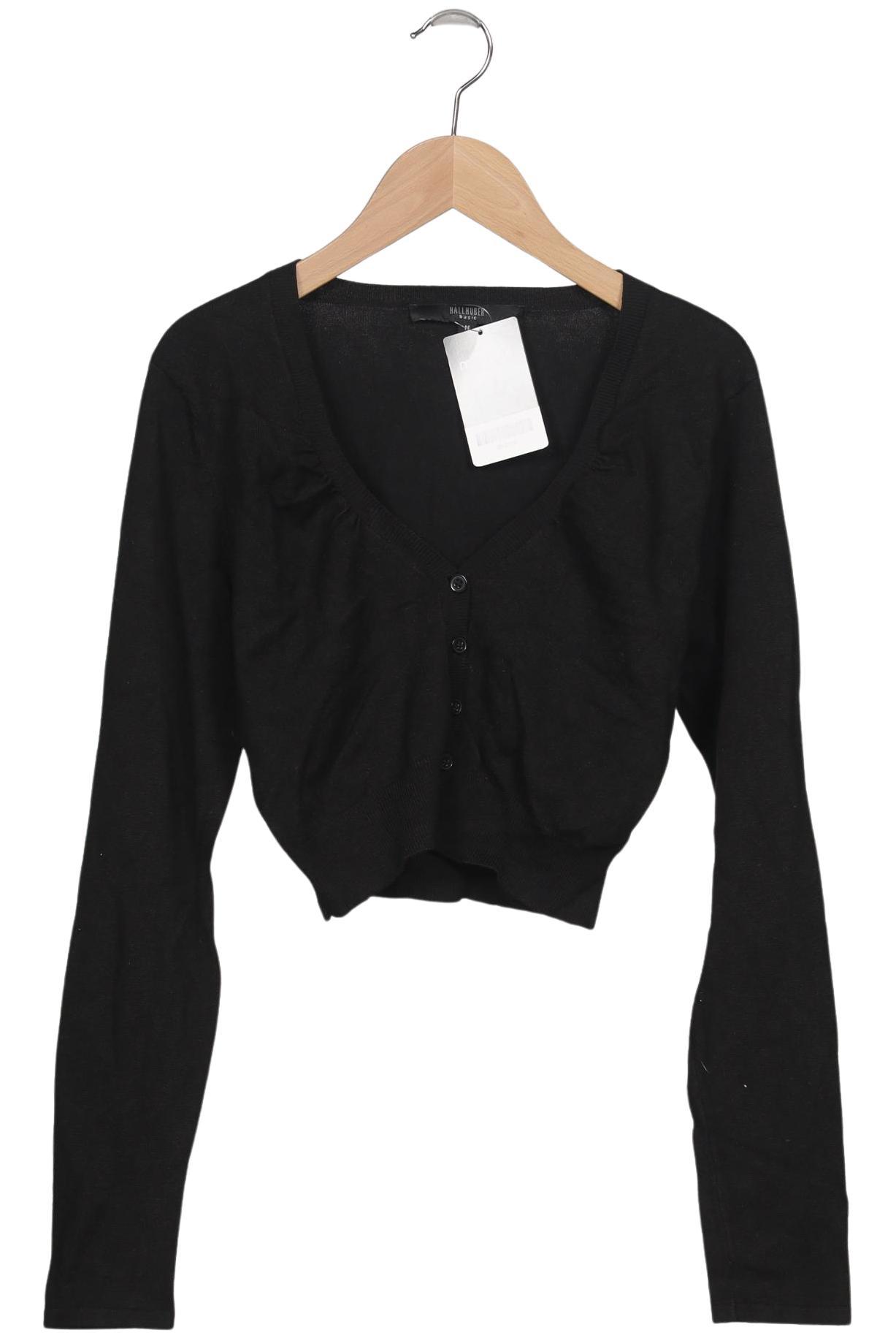 

Hallhuber Damen Strickjacke, schwarz, Gr. 38