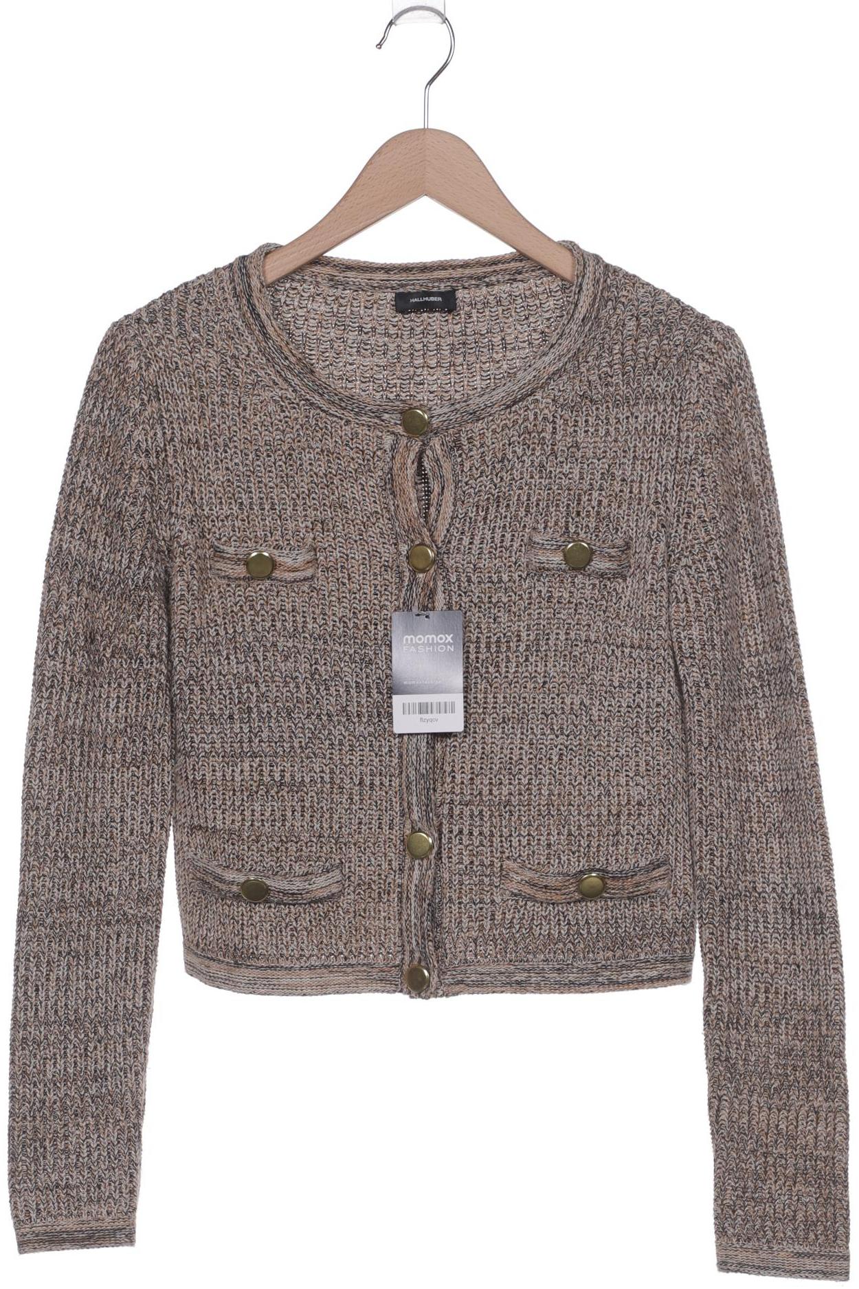 

Hallhuber Damen Strickjacke, braun, Gr. 38