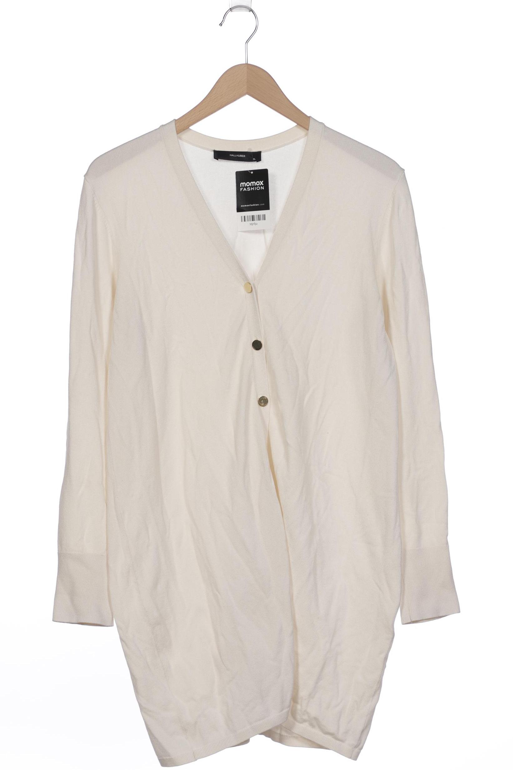 

Hallhuber Damen Strickjacke, cremeweiß, Gr. 44