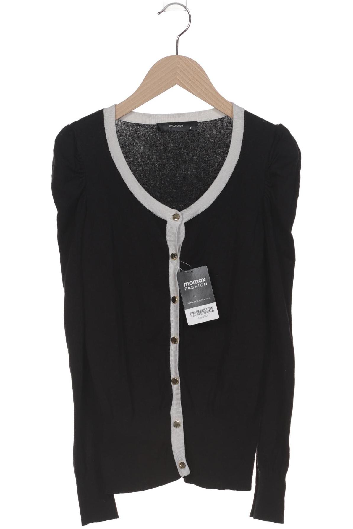 

Hallhuber Damen Strickjacke, schwarz, Gr. 36