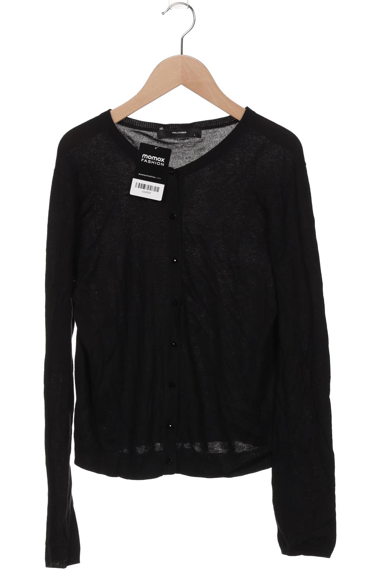 

Hallhuber Damen Strickjacke, schwarz, Gr. 42