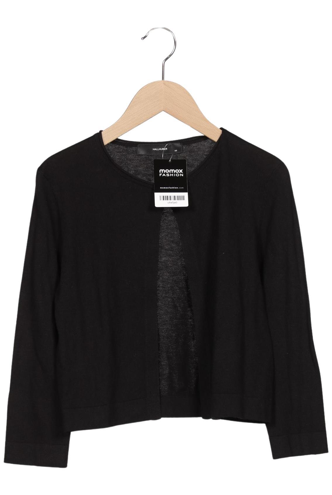 

Hallhuber Damen Strickjacke, schwarz, Gr. 34