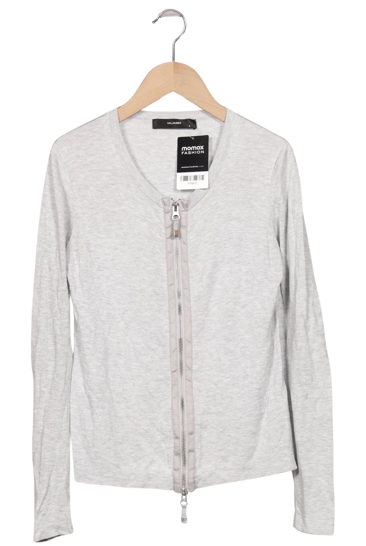 

Hallhuber Damen Strickjacke, grau, Gr. 36