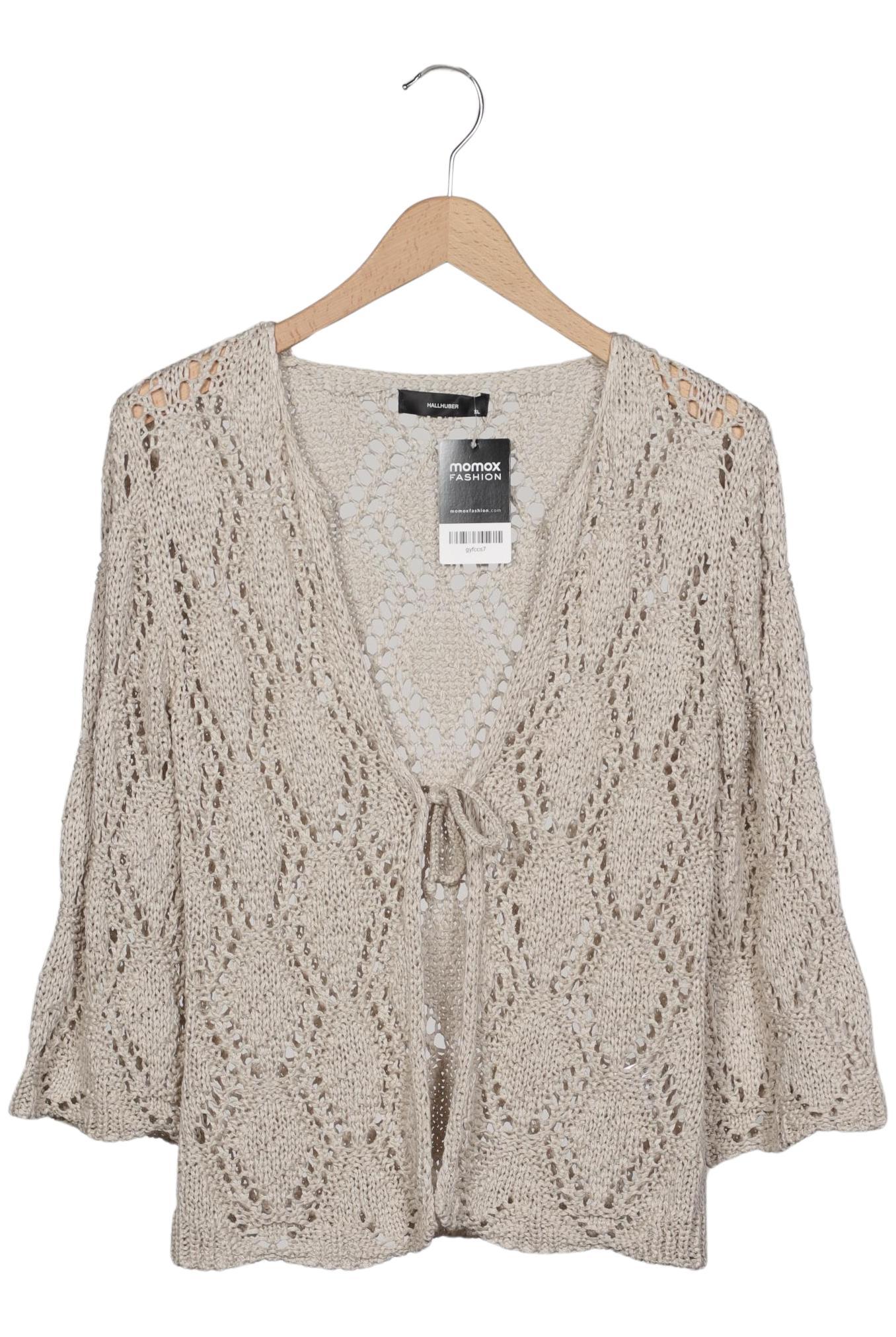 

Hallhuber Damen Strickjacke, beige, Gr. 44