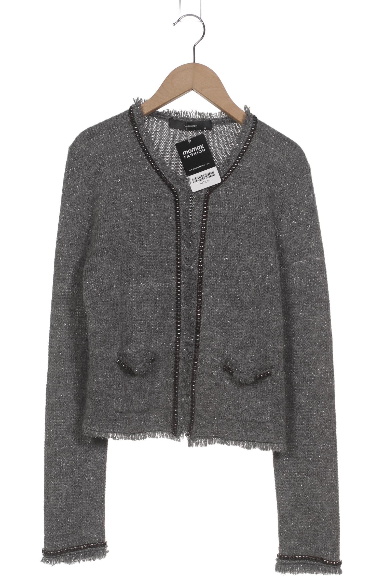 

Hallhuber Damen Strickjacke, grau, Gr. 38