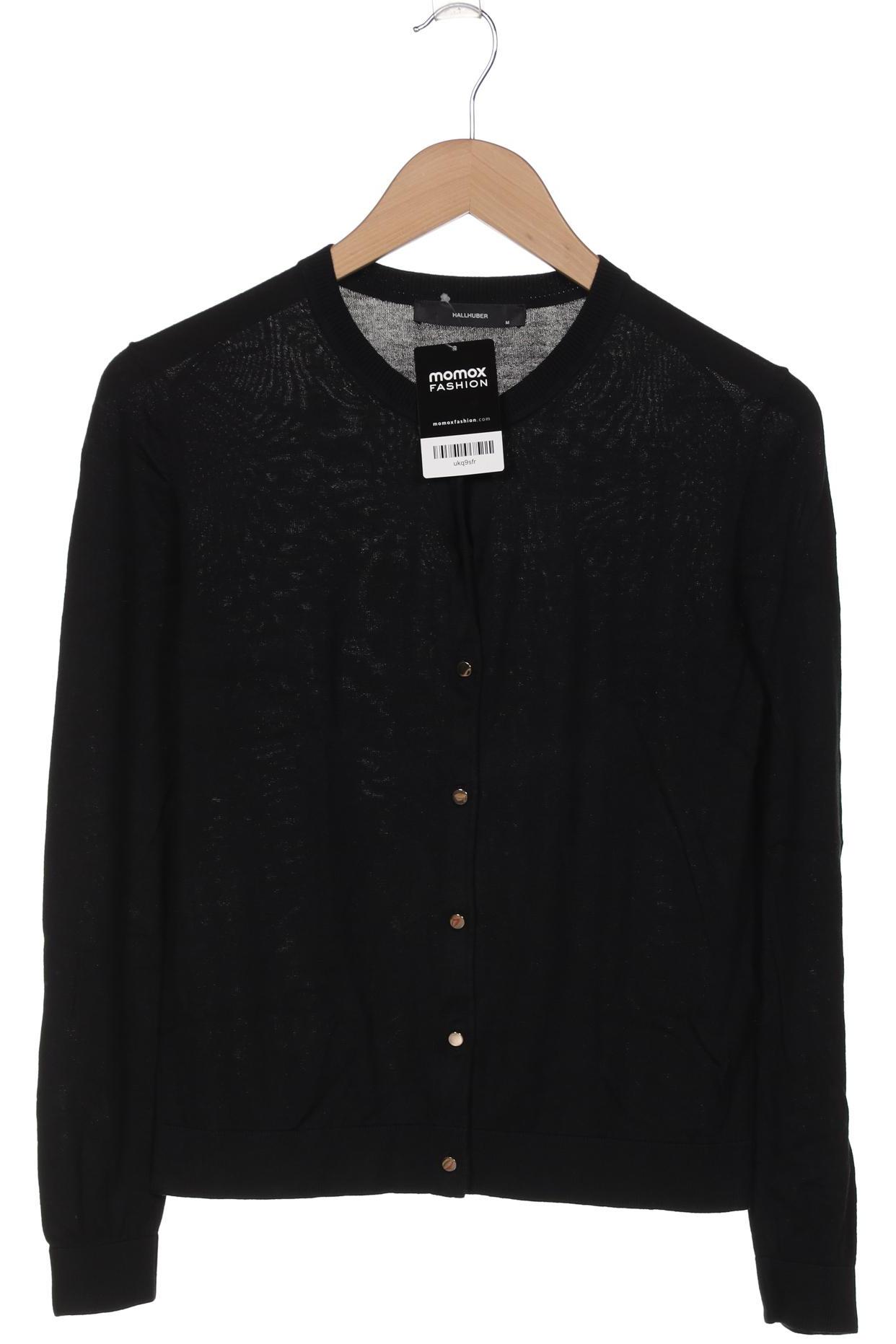

Hallhuber Damen Strickjacke, schwarz, Gr. 38