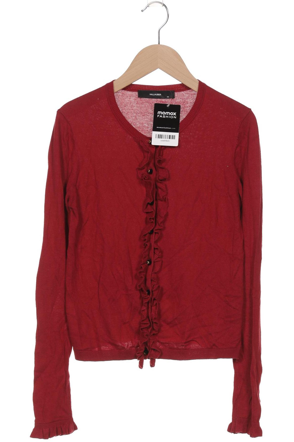 

Hallhuber Damen Strickjacke, bordeaux, Gr. 34