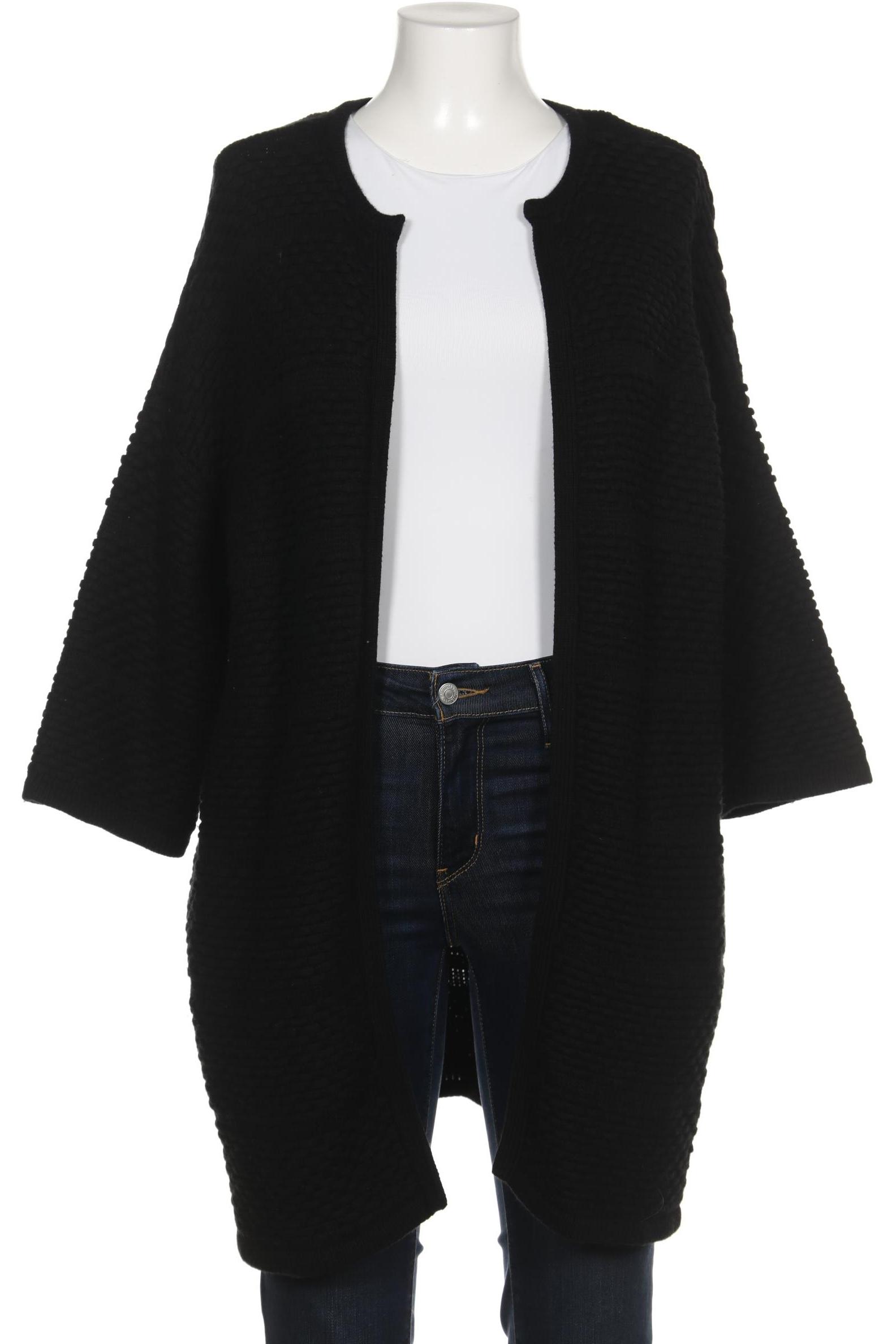 

Hallhuber Damen Strickjacke, schwarz, Gr. 44