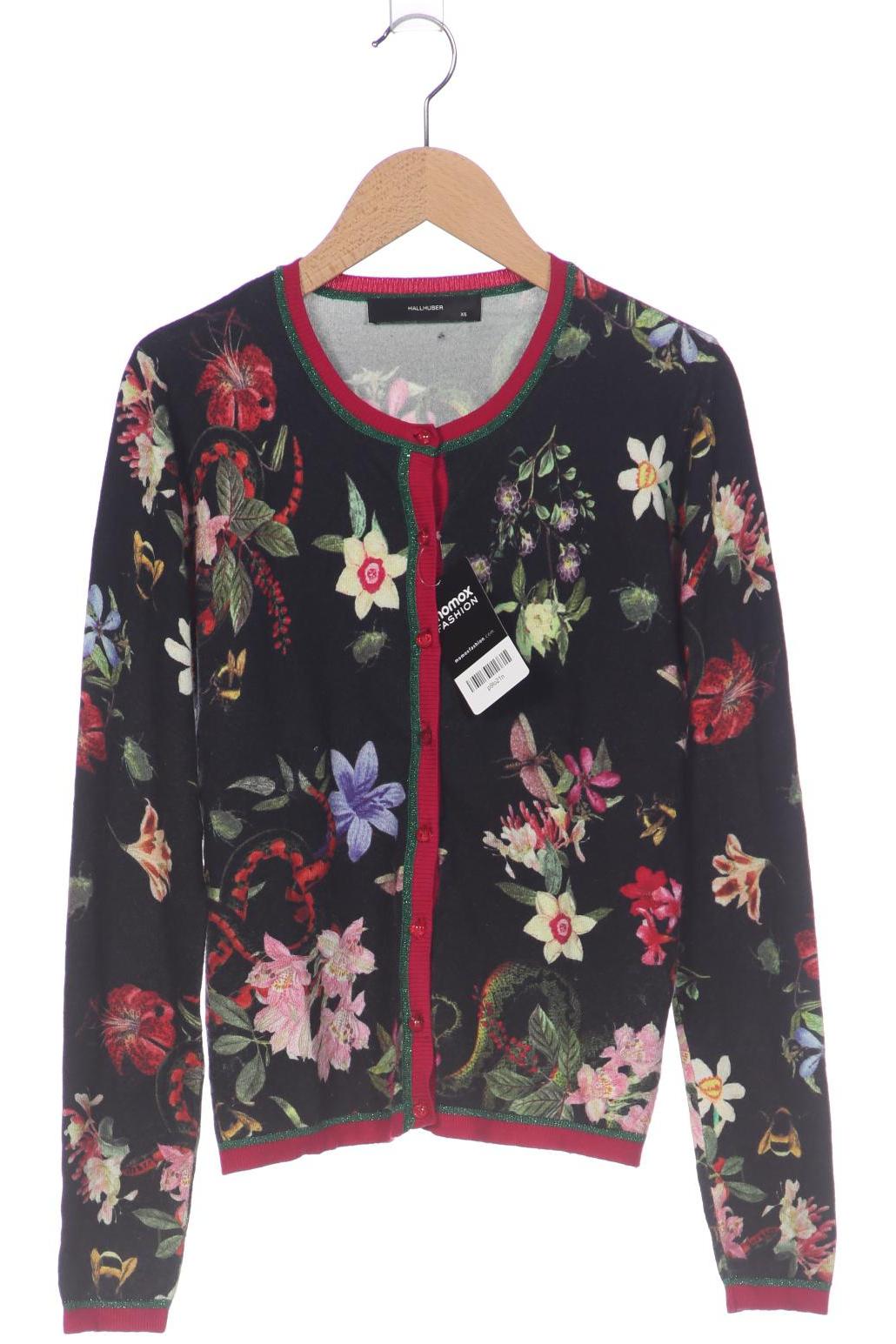 

Hallhuber Damen Strickjacke, schwarz, Gr. 34