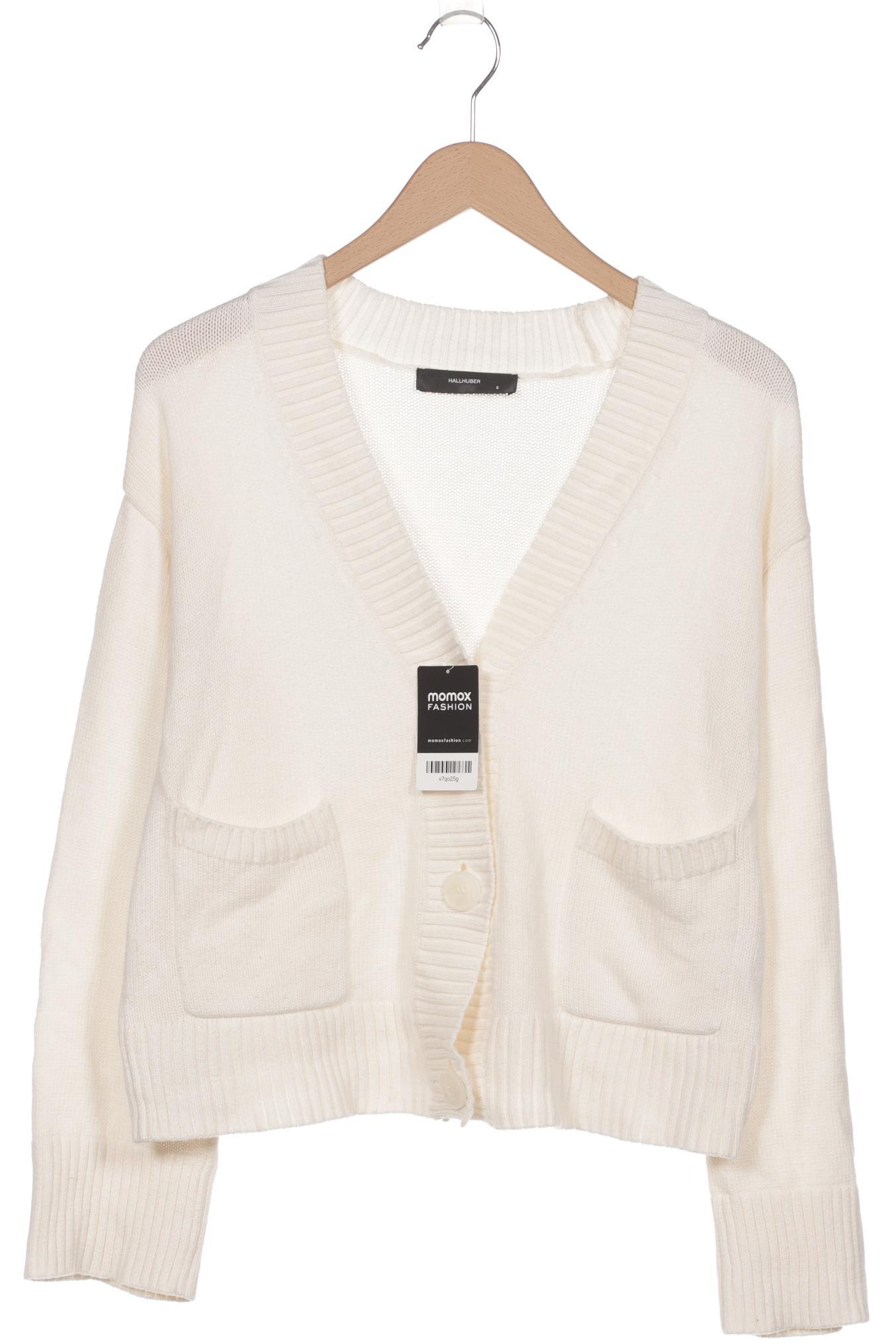 

Hallhuber Damen Strickjacke, cremeweiß, Gr. 36