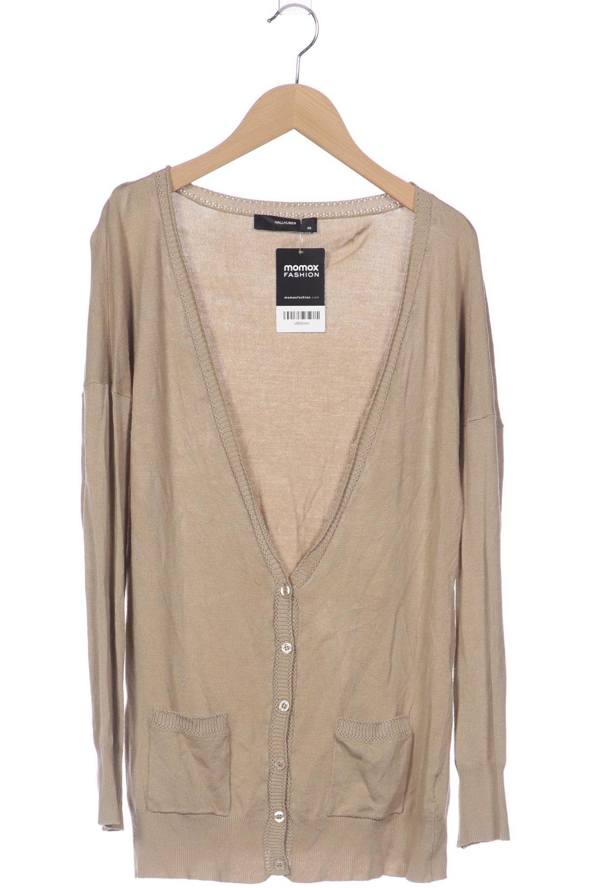 

Hallhuber Damen Strickjacke, beige, Gr. 34