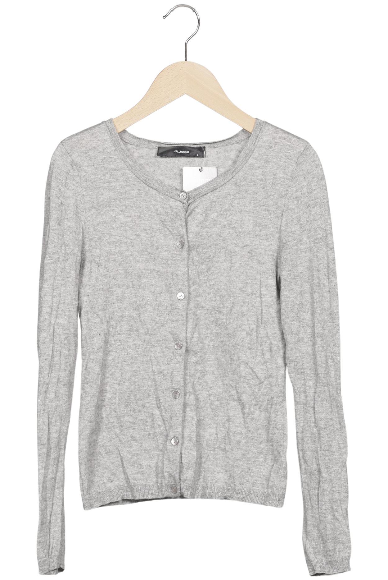 

Hallhuber Damen Strickjacke, grau, Gr. 36