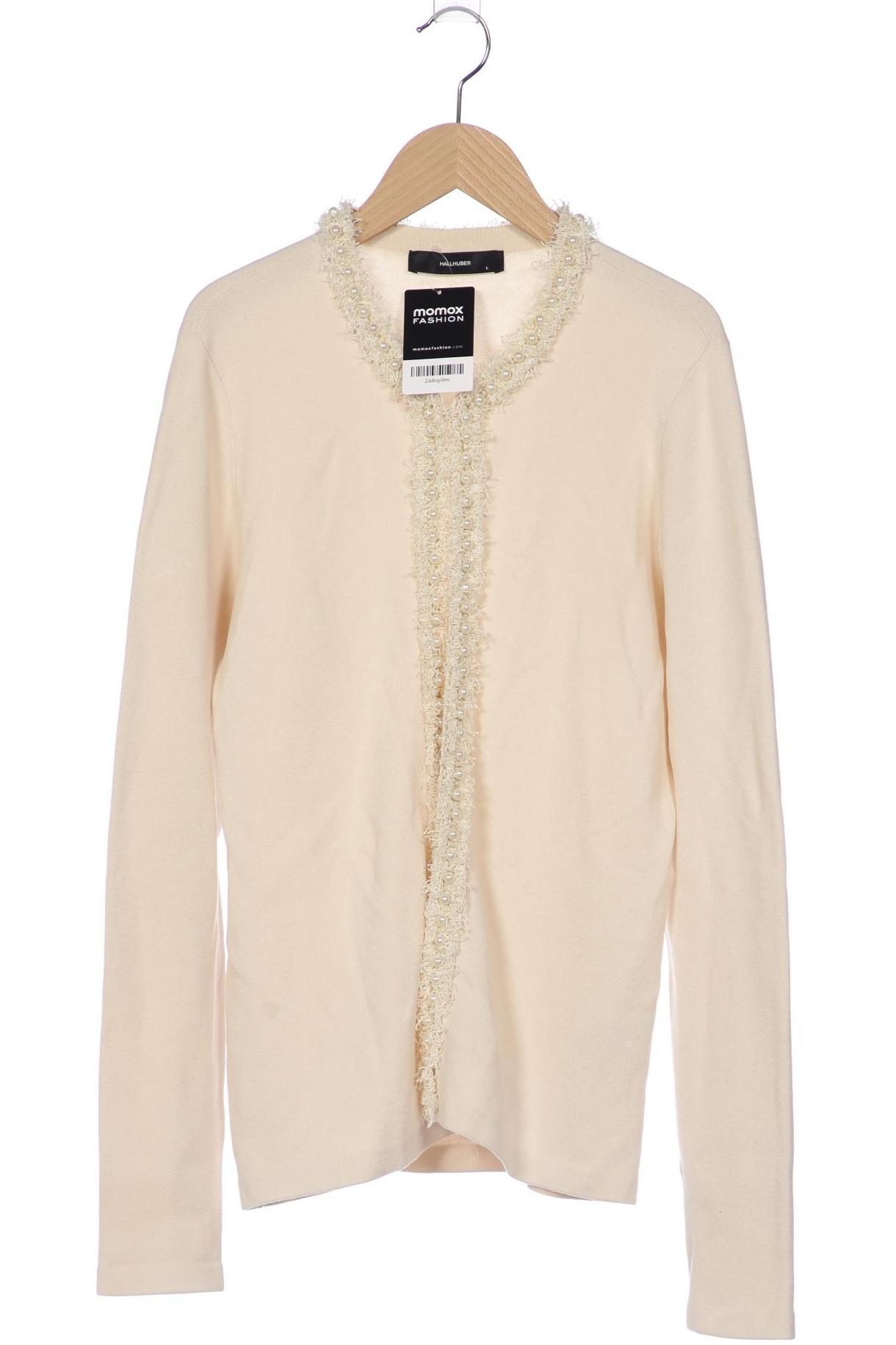 

Hallhuber Damen Strickjacke, beige, Gr. 42
