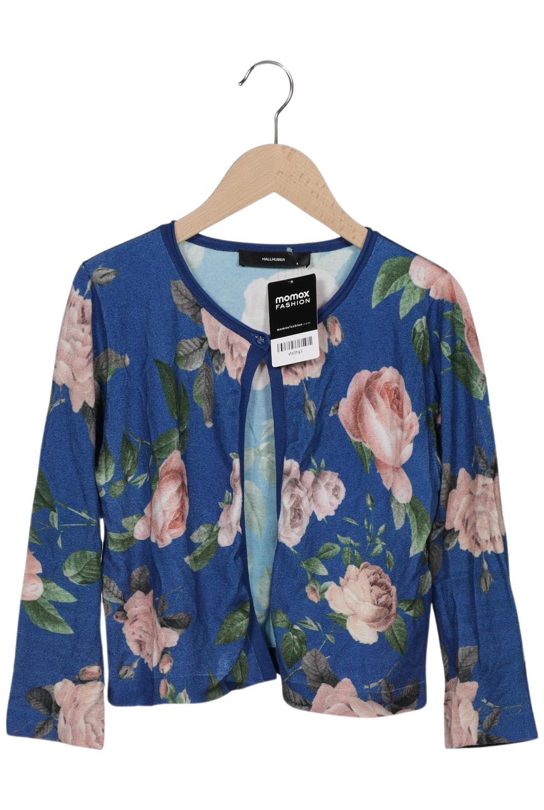 

Hallhuber Damen Strickjacke, blau, Gr. 36