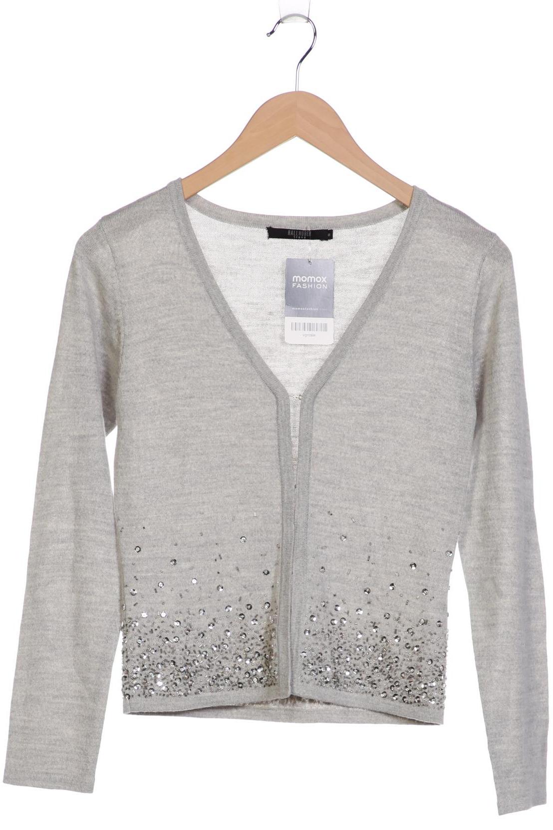 

Hallhuber Damen Strickjacke, grau, Gr. 36