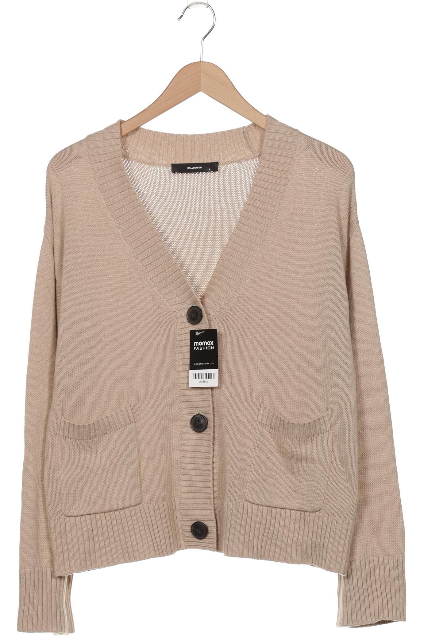 

Hallhuber Damen Strickjacke, beige, Gr. 42