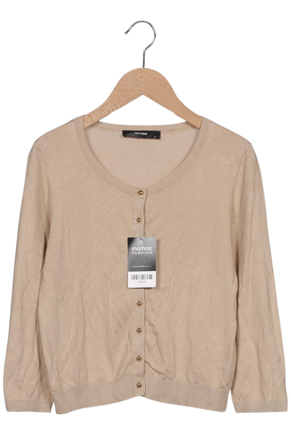 

Hallhuber Damen Strickjacke, beige, Gr. 36