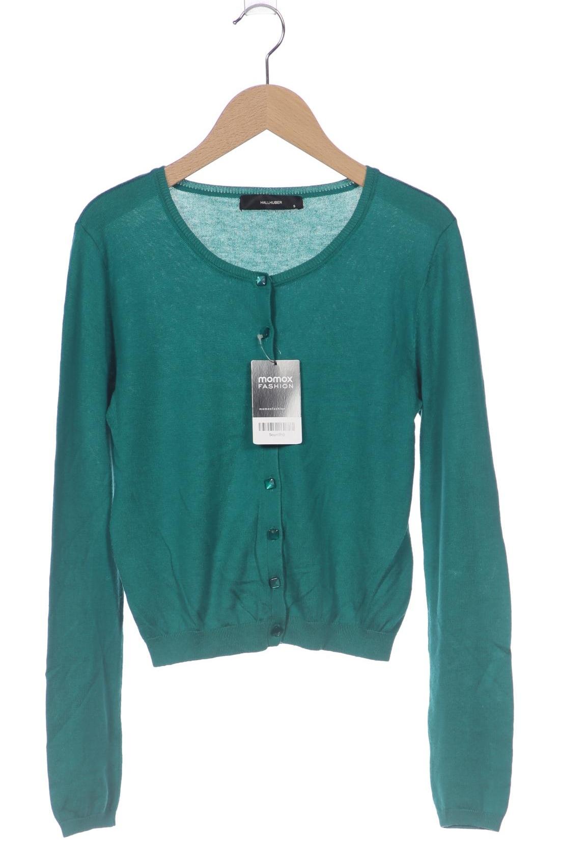 

Hallhuber Damen Strickjacke, türkis, Gr. 36