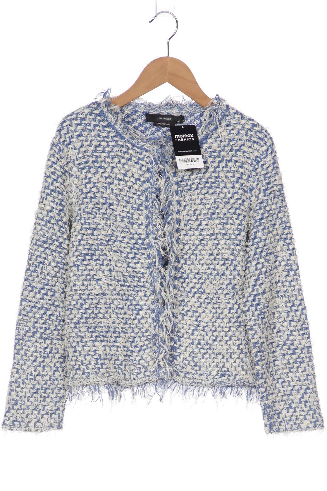

Hallhuber Damen Strickjacke, blau, Gr. 38