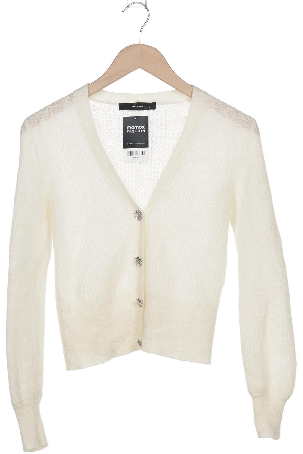 

Hallhuber Damen Strickjacke, cremeweiß, Gr. 36