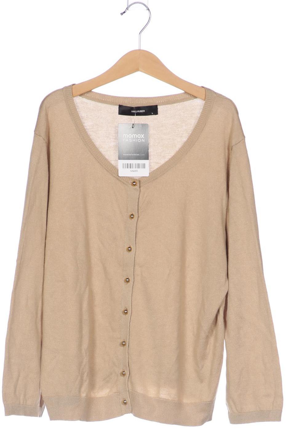 

Hallhuber Damen Strickjacke, beige, Gr. 42