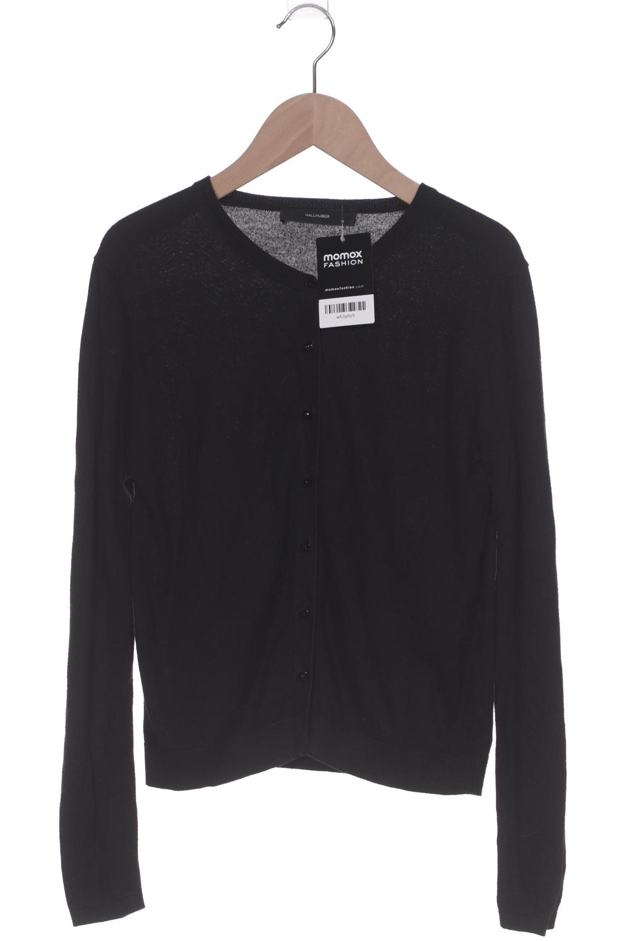 

Hallhuber Damen Strickjacke, schwarz, Gr. 38