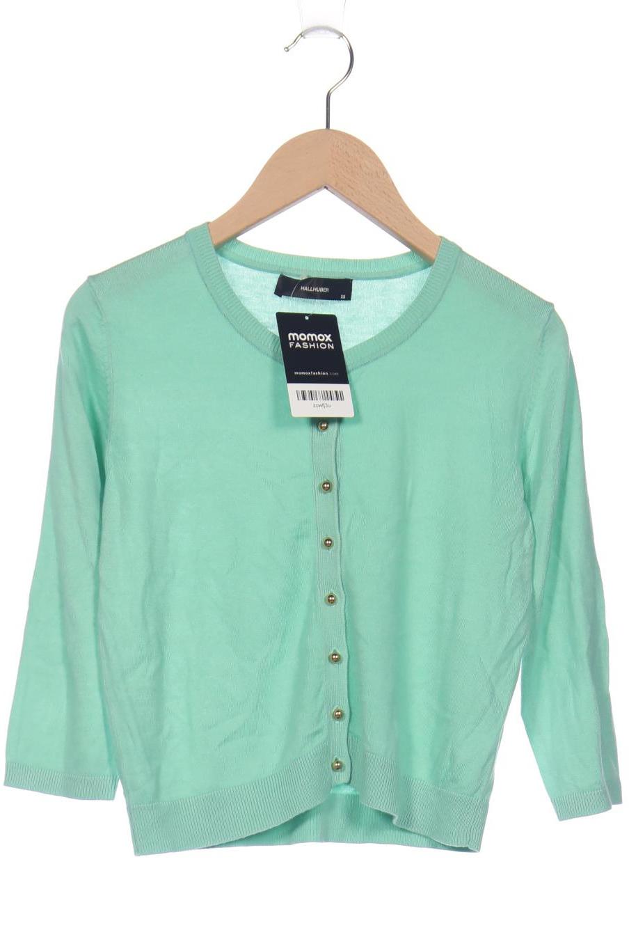 

Hallhuber Damen Strickjacke, türkis, Gr. 34