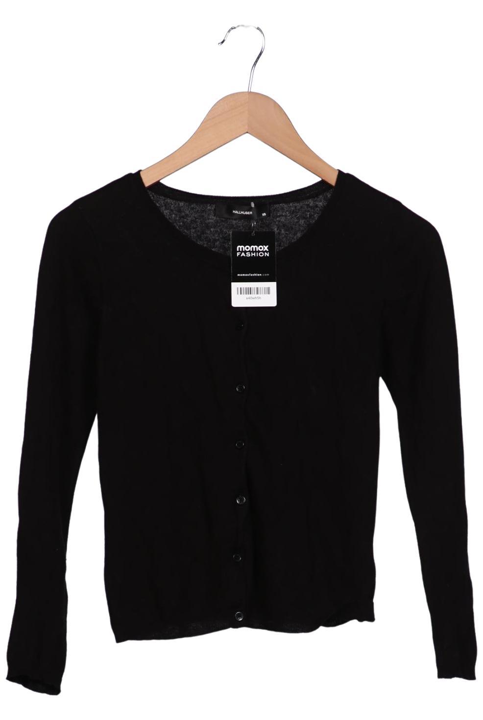 

Hallhuber Damen Strickjacke, schwarz, Gr. 34