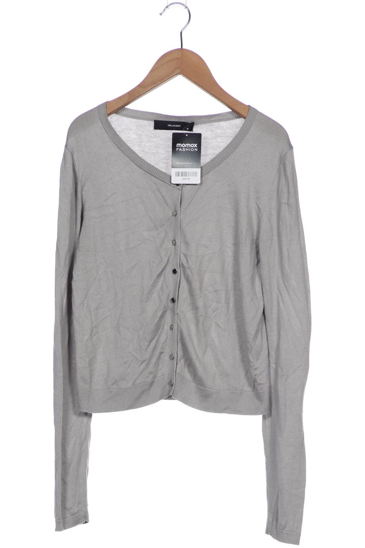 

Hallhuber Damen Strickjacke, grau, Gr. 38
