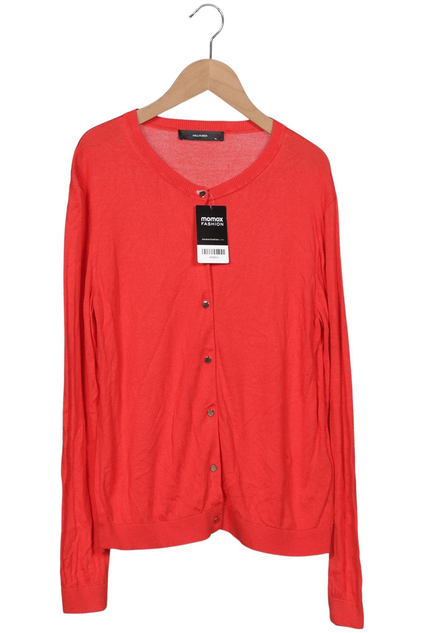 

Hallhuber Damen Strickjacke, rot, Gr. 44