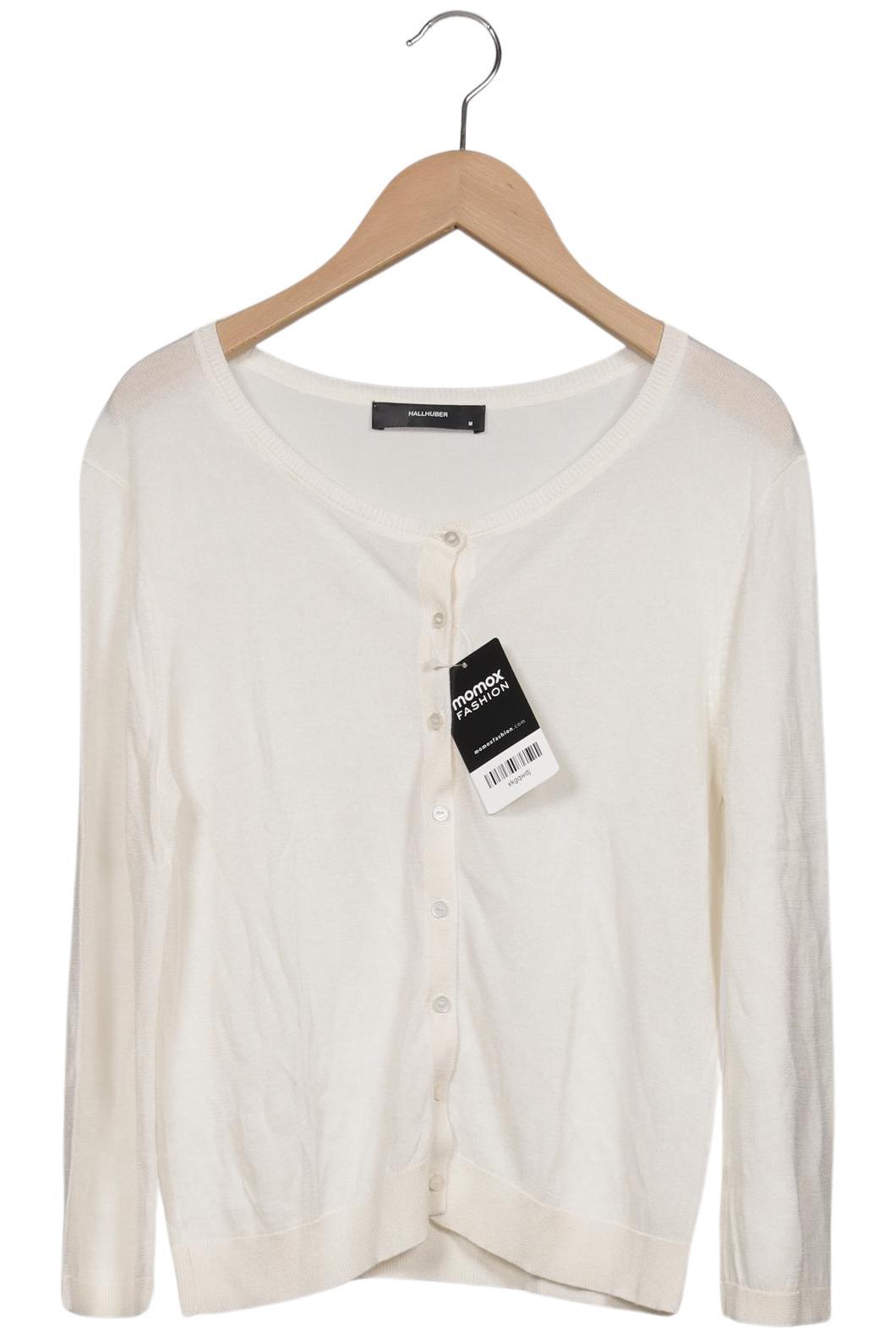 

Hallhuber Damen Strickjacke, cremeweiß, Gr. 38