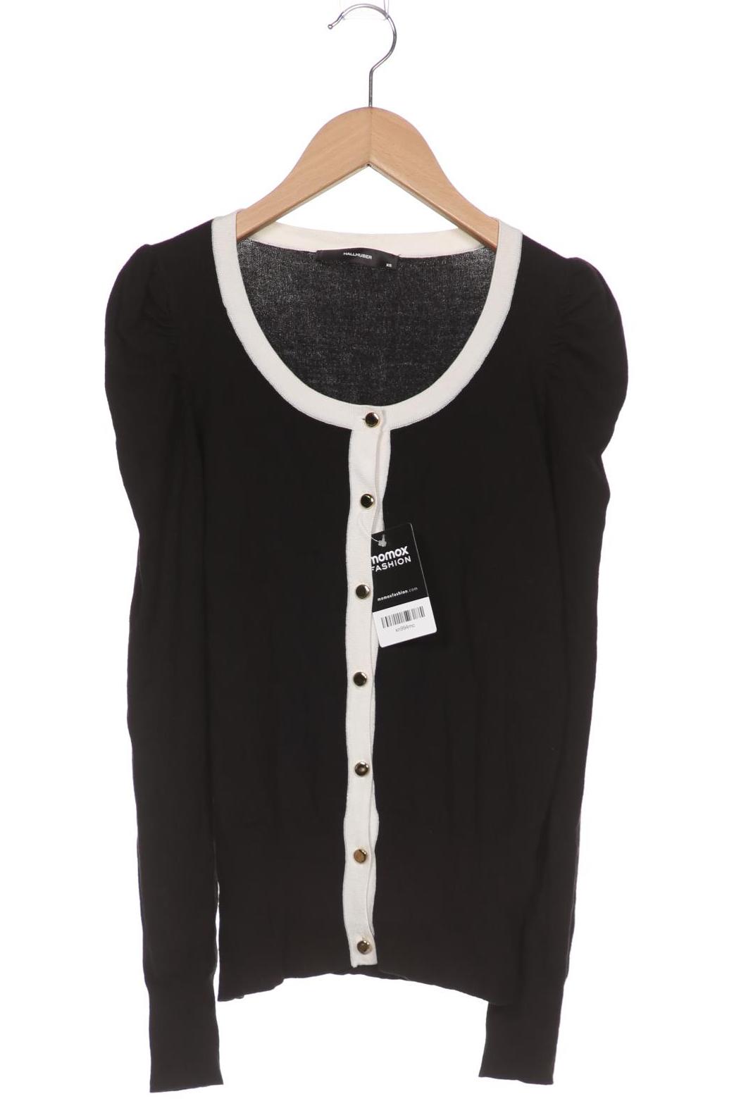 

Hallhuber Damen Strickjacke, schwarz, Gr. 34