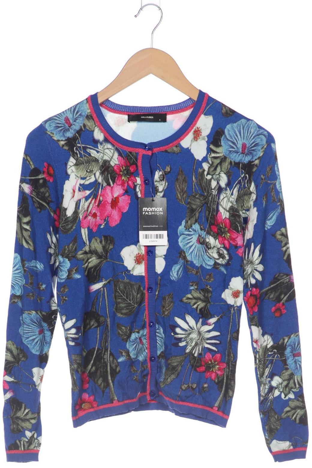 

Hallhuber Damen Strickjacke, blau, Gr. 36