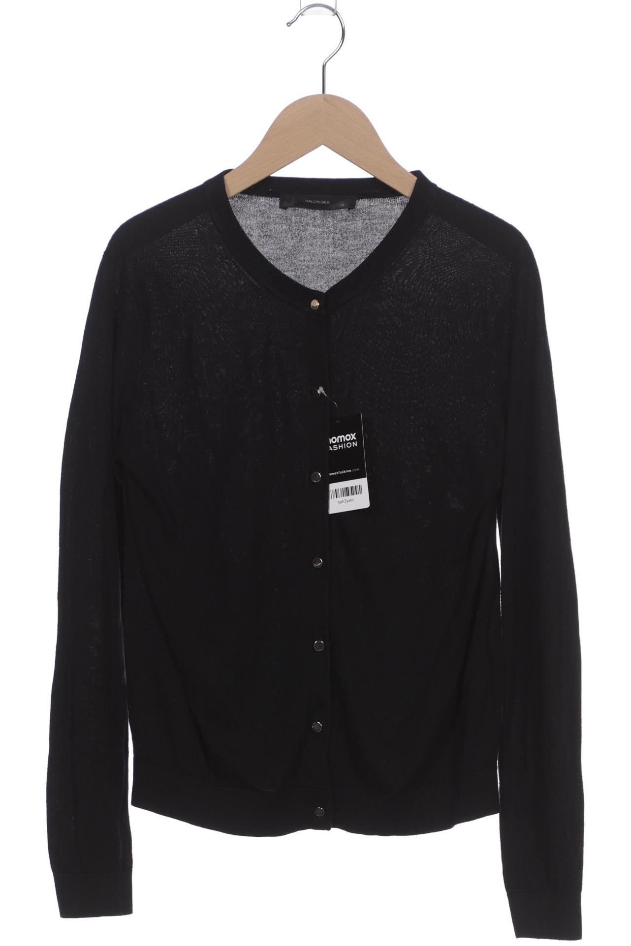 

Hallhuber Damen Strickjacke, schwarz, Gr. 38