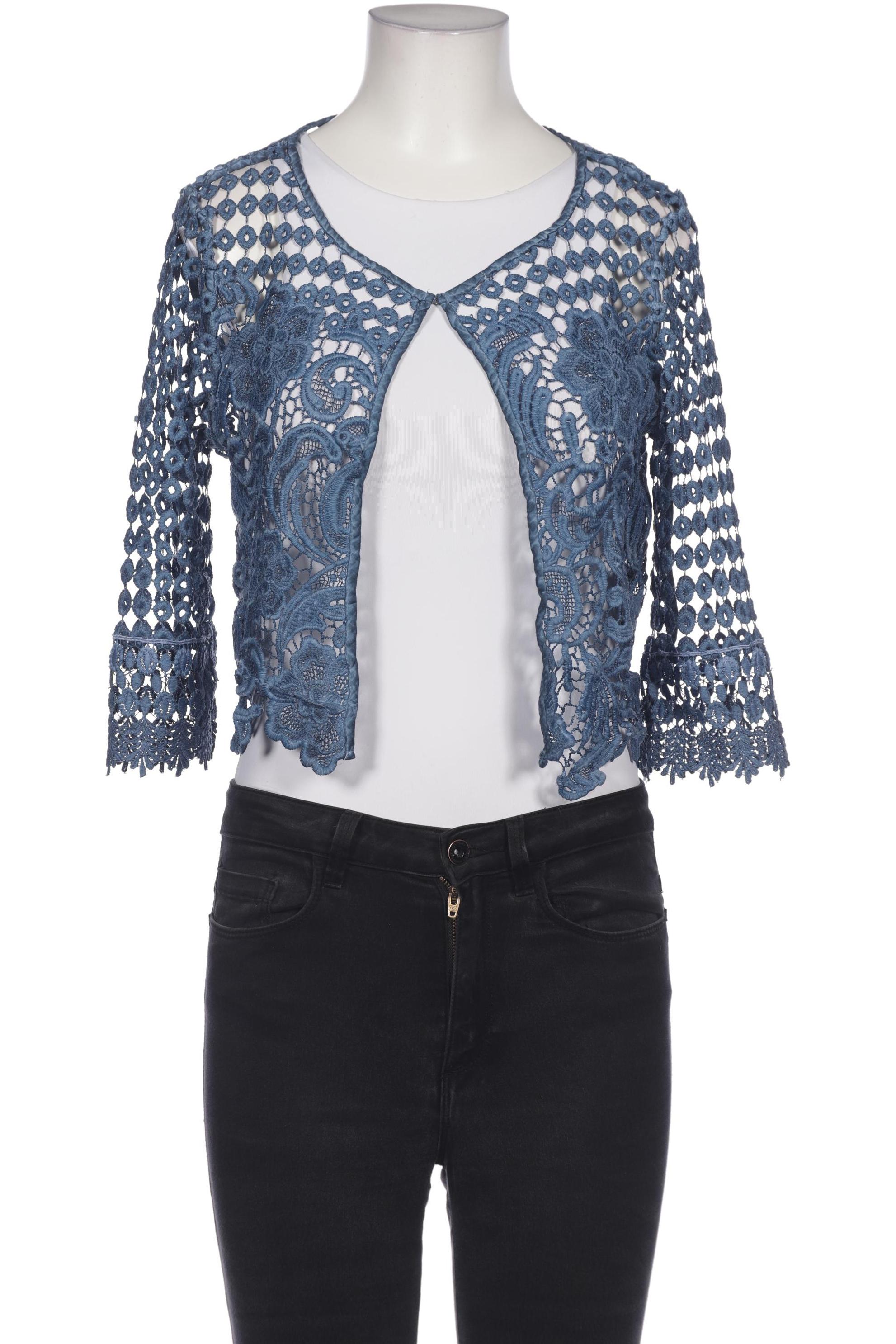 

Hallhuber Damen Strickjacke, blau, Gr. 36