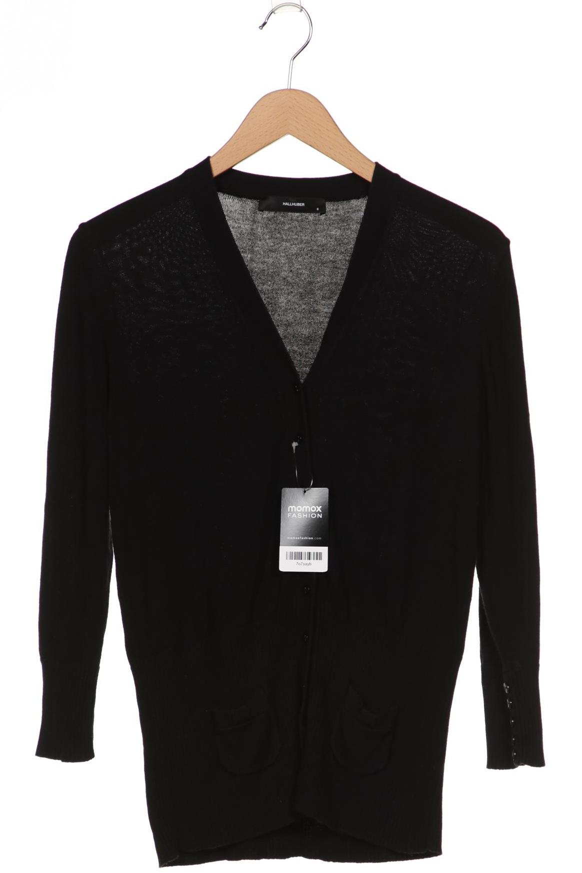 

Hallhuber Damen Strickjacke, schwarz, Gr. 36
