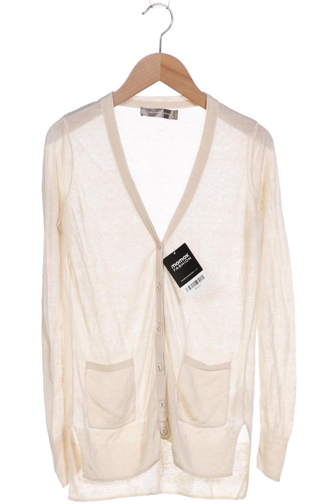 

Hallhuber Damen Strickjacke, beige, Gr. 34