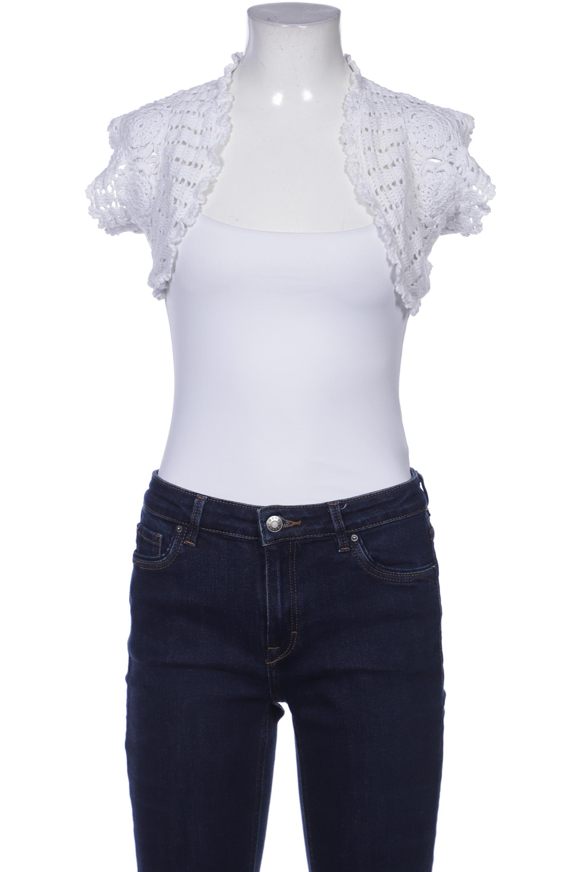 

Hallhuber Damen Strickjacke, weiß, Gr. 36