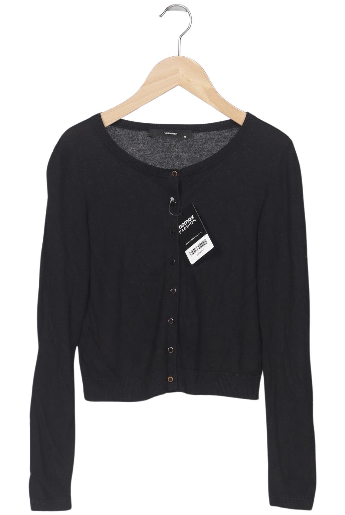 

Hallhuber Damen Strickjacke, schwarz, Gr. 34