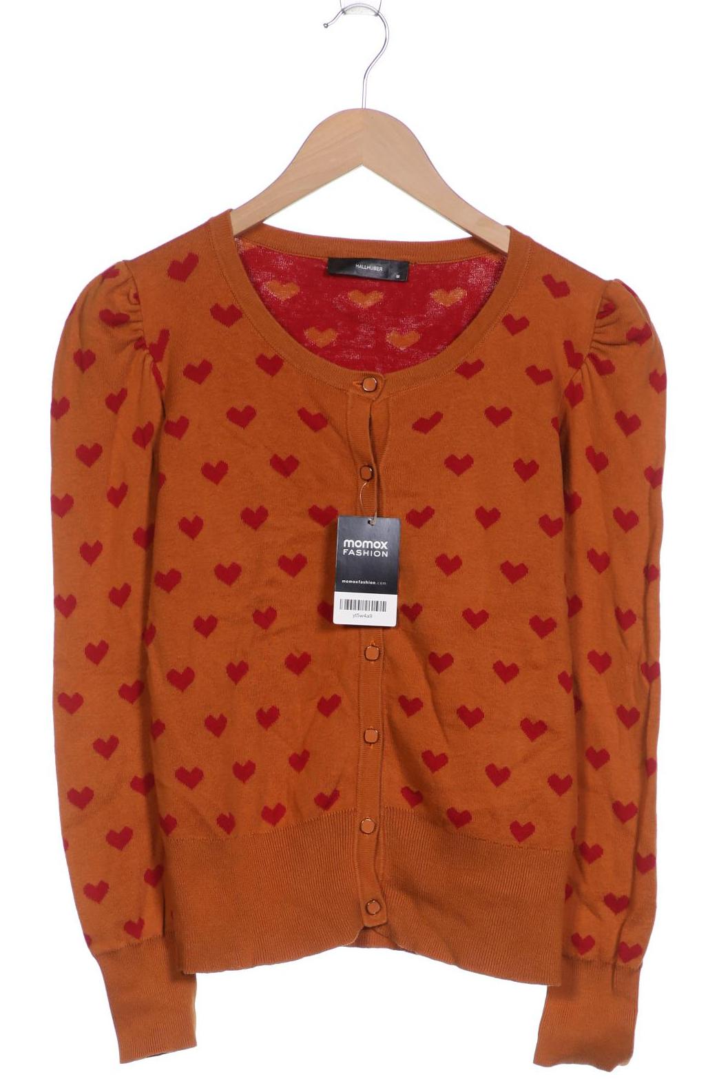 

Hallhuber Damen Strickjacke, orange, Gr. 38