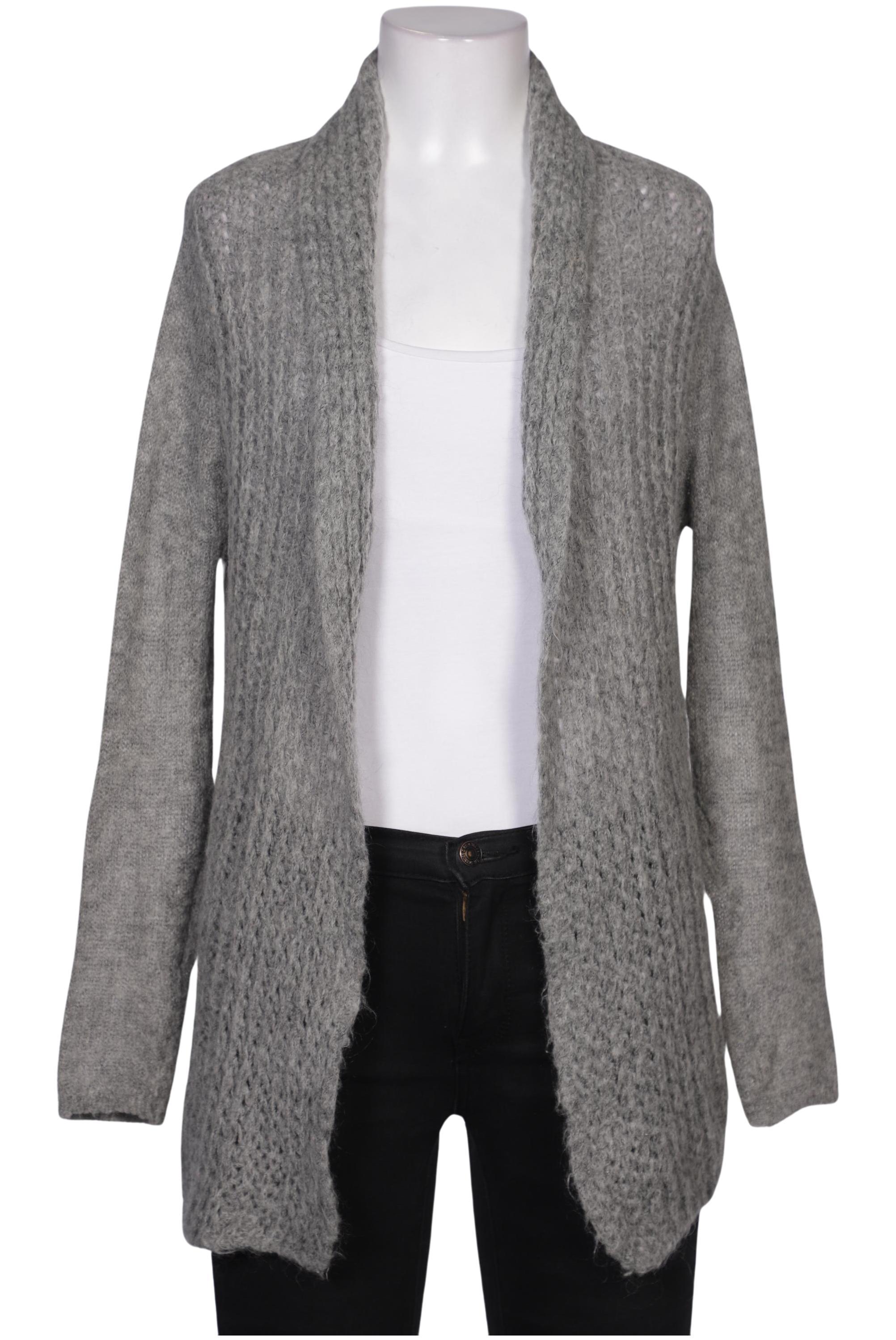 

Hallhuber Damen Strickjacke, grau, Gr. 34