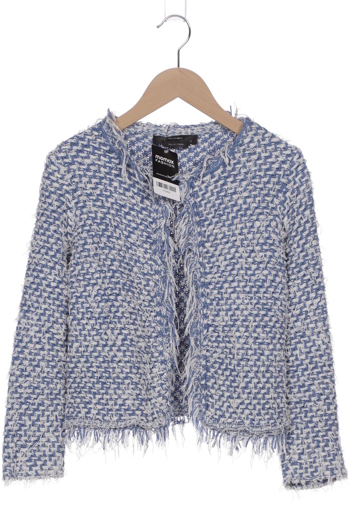 

Hallhuber Damen Strickjacke, blau, Gr. 34