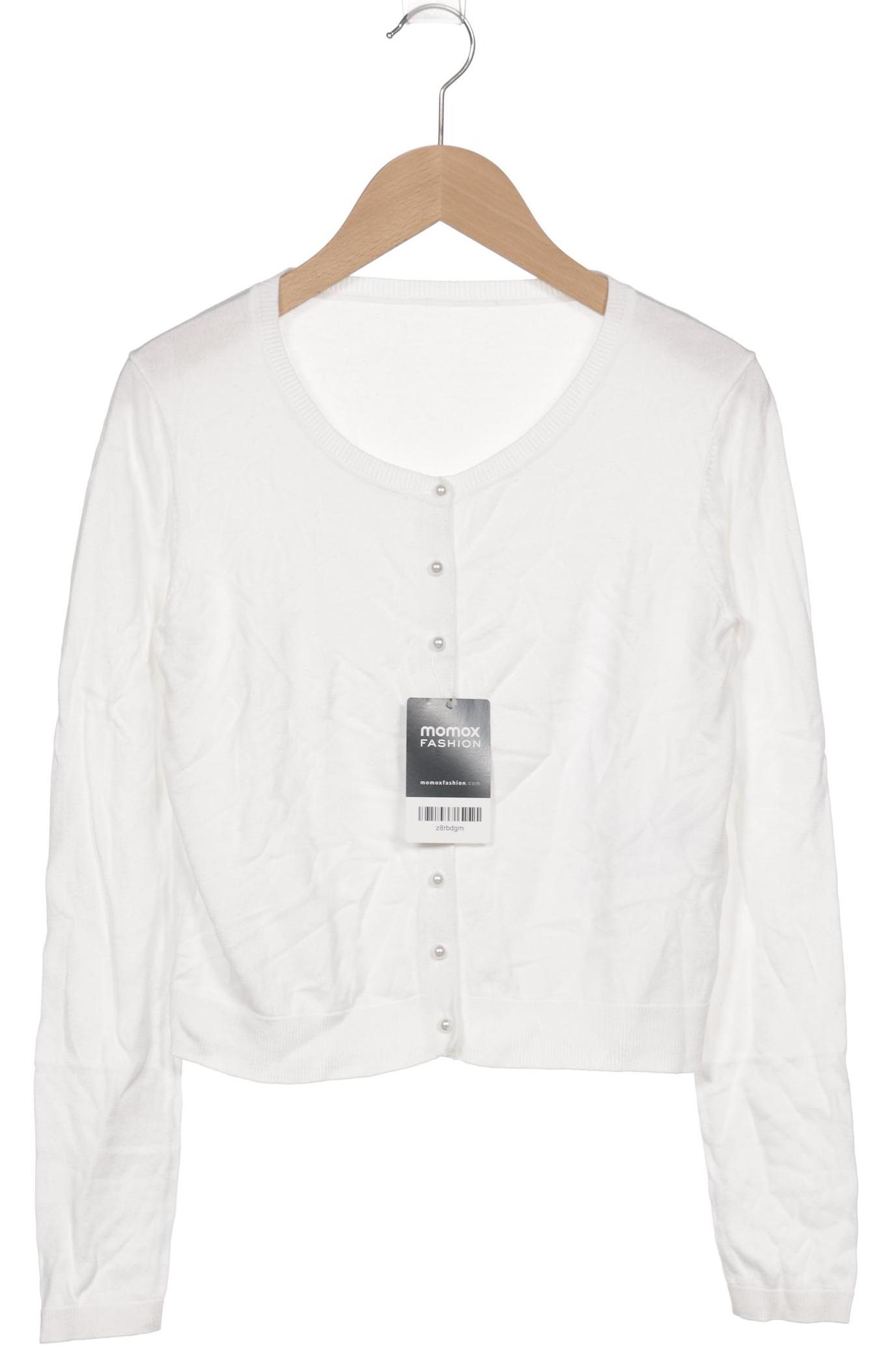 

Hallhuber Damen Strickjacke, weiß, Gr. 34