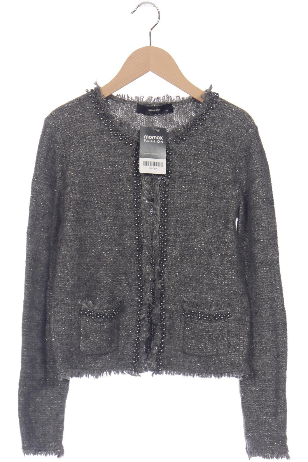 

Hallhuber Damen Strickjacke, grau, Gr. 34
