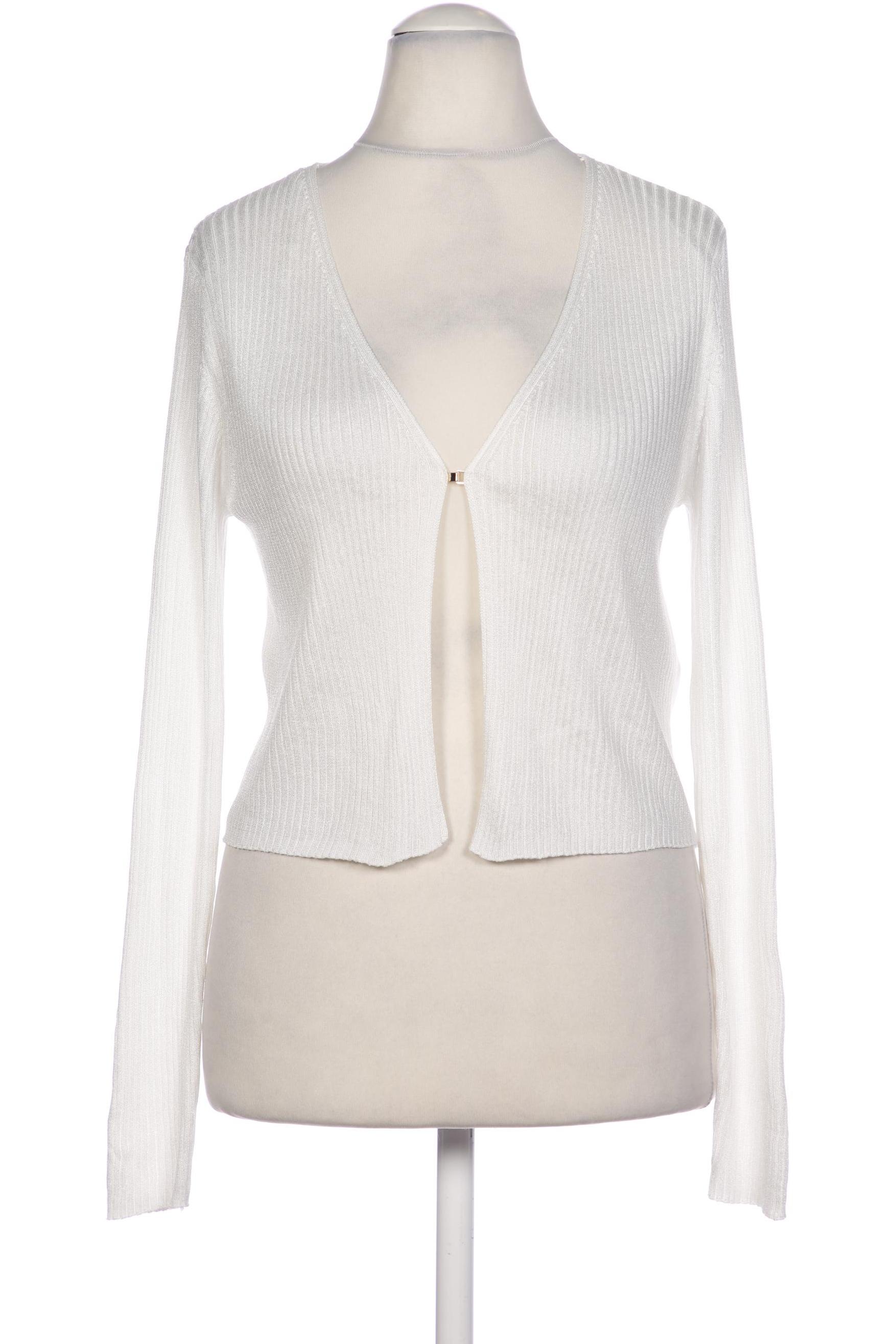

Hallhuber Damen Strickjacke, weiß, Gr. 38
