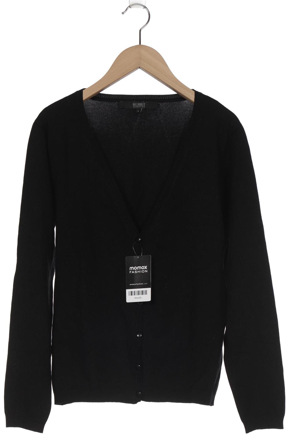 

Hallhuber Damen Strickjacke, schwarz, Gr. 42