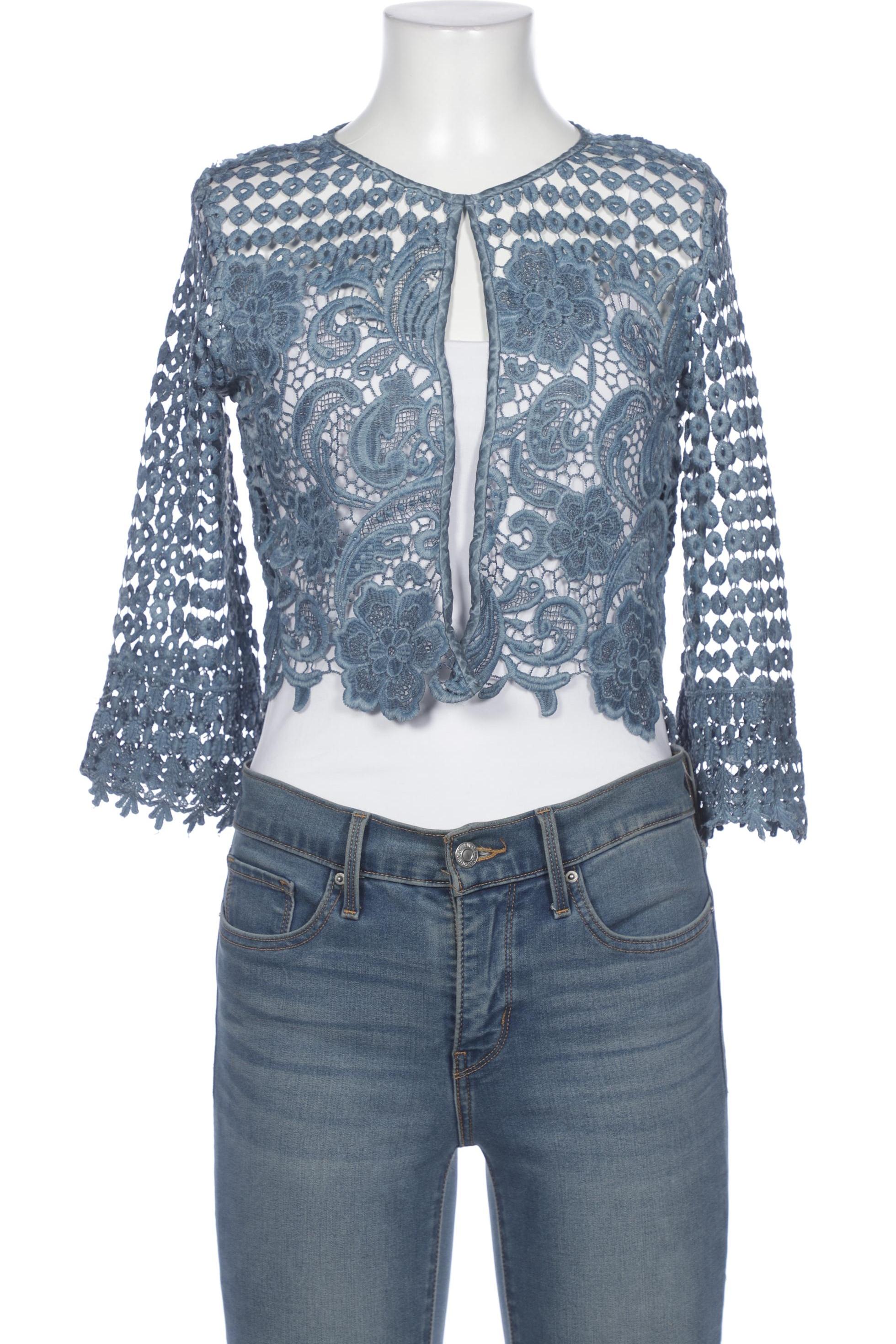 

Hallhuber Damen Strickjacke, blau, Gr. 36