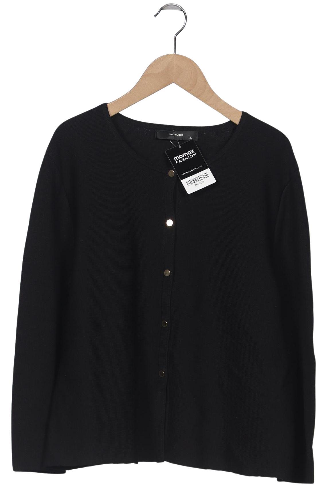 

Hallhuber Damen Strickjacke, schwarz, Gr. 44